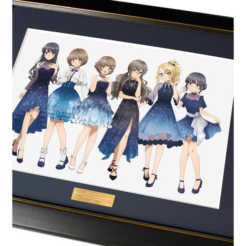 『青春ブタ野郎はおでかけシスターの夢を見ない』描き下ろしイラスト 集合 星空ドレスver. キャラファイングラフ【202509再販】